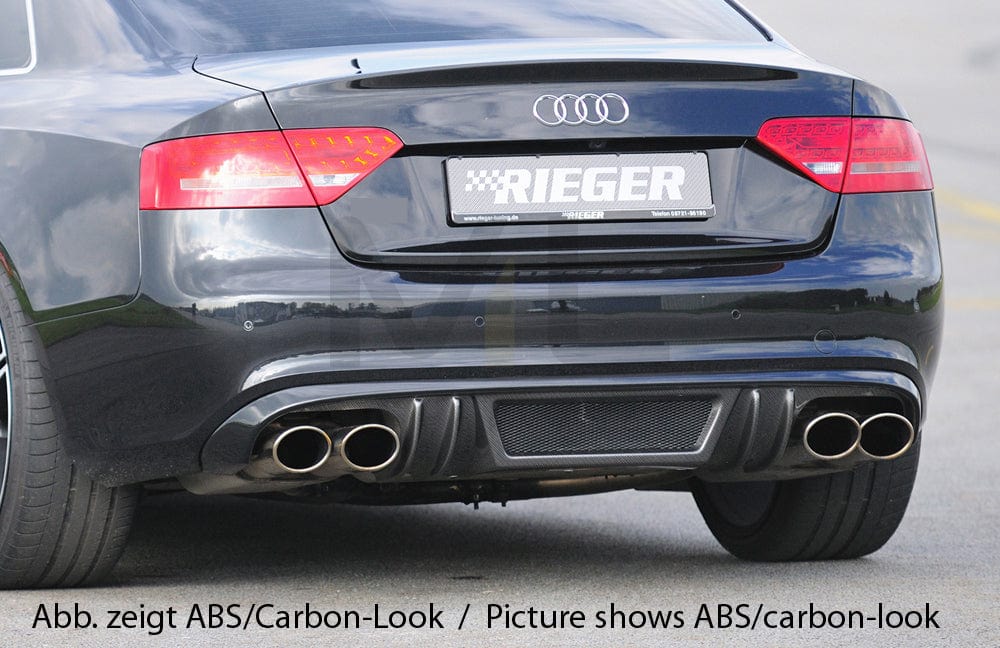 Rieger 00055413 Audi B8 B81 Rear Diffuser (A5 & S5) 1 | ML Performance UK Car Parts