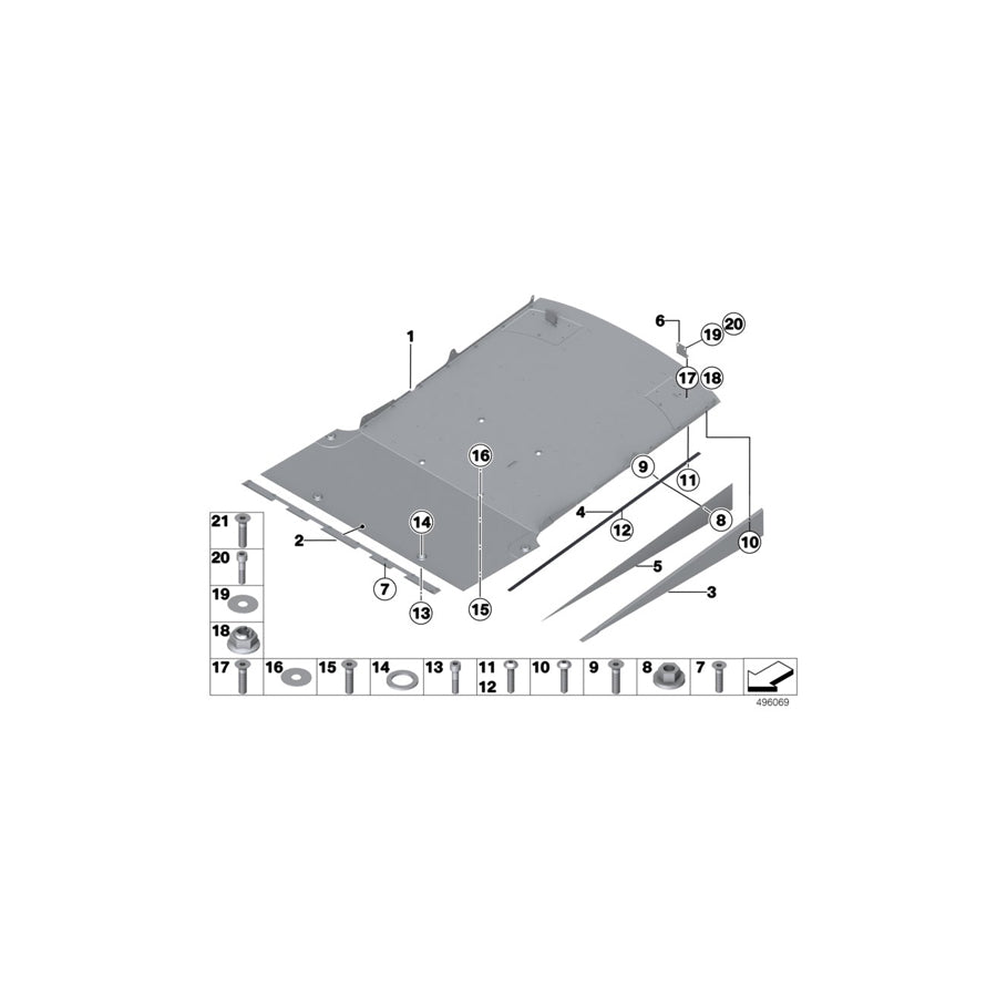 Genuine BMW 41008427040 Countersunk Head Screw M5X16 10.9 SW (Inc. M6 GT3) | ML Performance UK