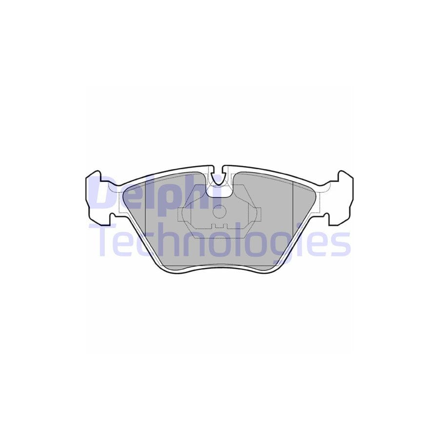 Delphi Lp705 Brake Pad Set