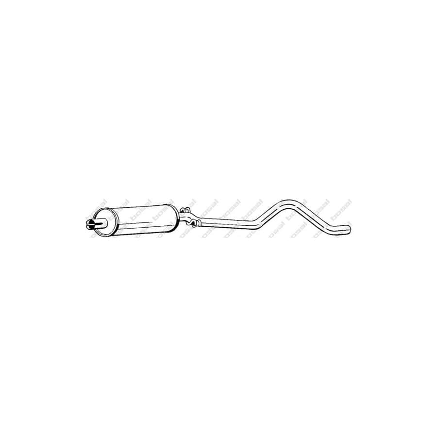 Bosal 281-013 Middle Silencer