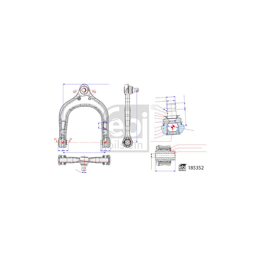 Febi Bilstein 185352 Suspension Arm