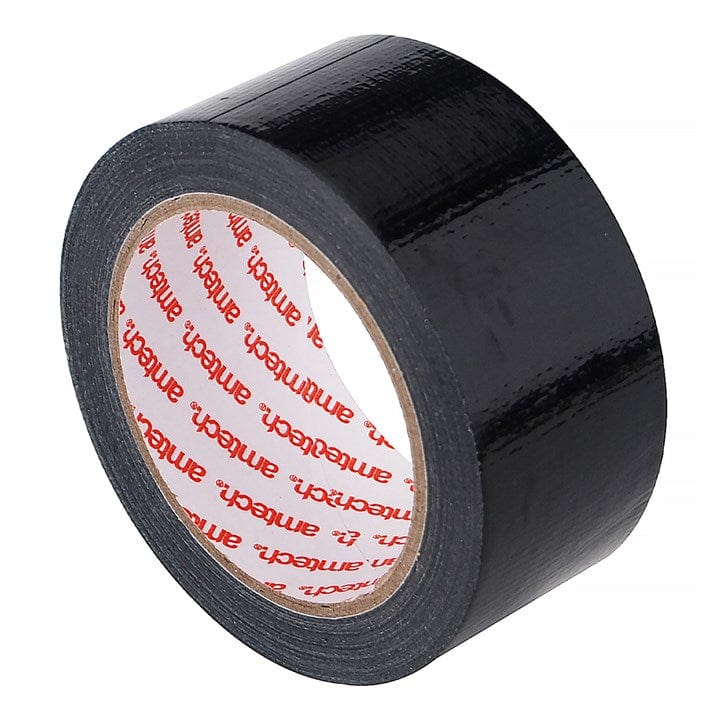 Amtech Roll of black duct tape (25mx48mm) | ML Performance DIY & Power Tools