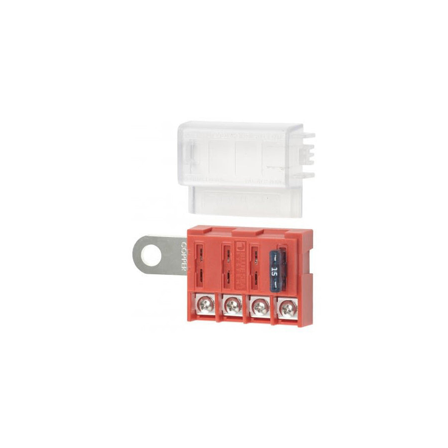 Blue Sea Systems Fuse Block ST-Blade 4 Circuits Bat Term - 5023-BSS | ML Performance UK Car Parts