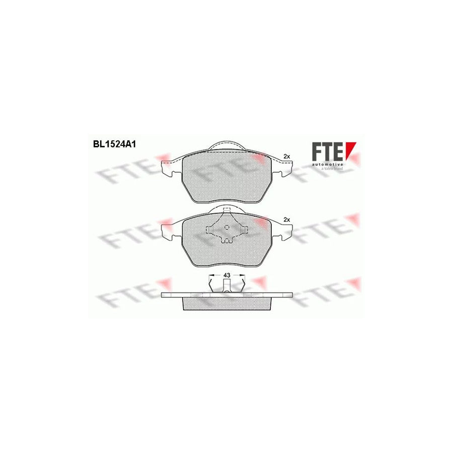 Fte BL1524A1 Brake Pad Set | ML Performance UK Car Parts