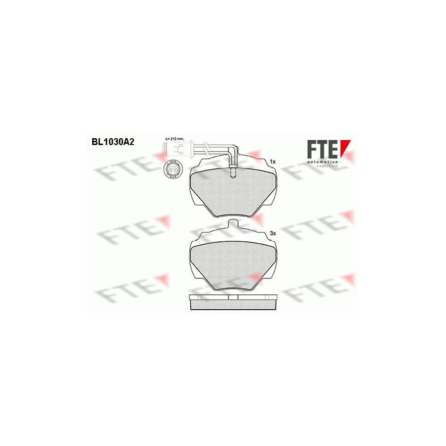 Fte 9010012 Brake Pad Set | ML Performance UK Car Parts