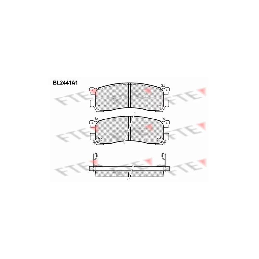 Fte BL2441A1 Brake Pad Set | ML Performance UK Car Parts