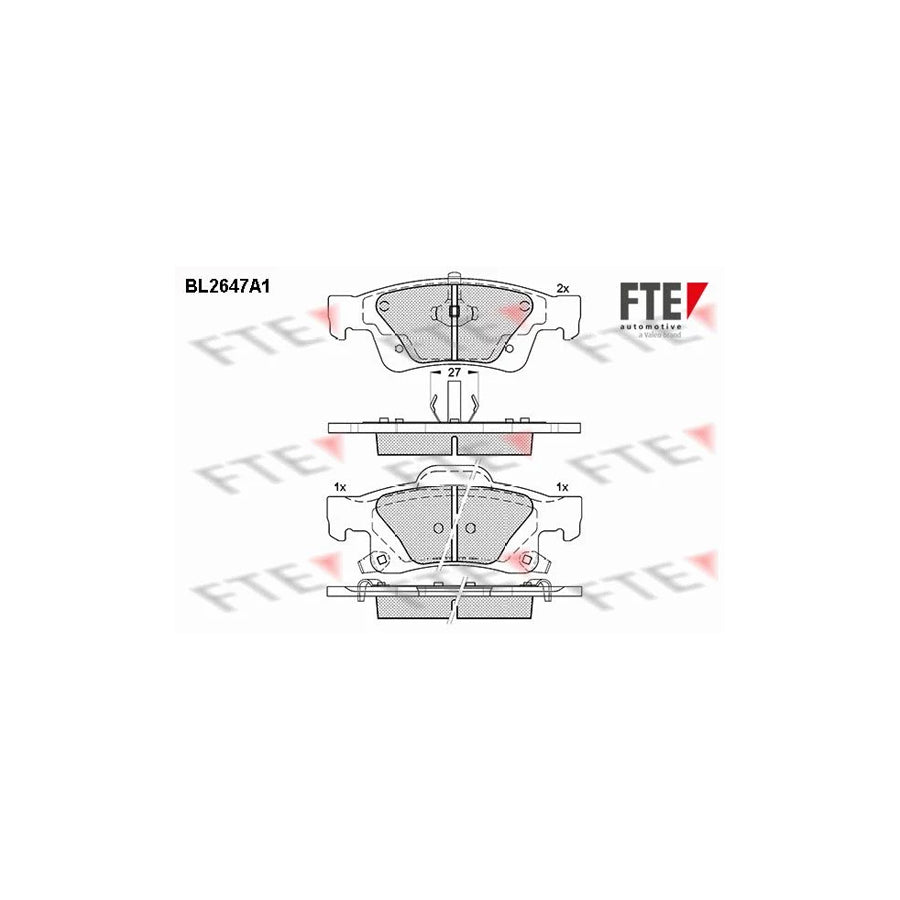 Fte 9011037 Brake Pad Set | ML Performance UK Car Parts