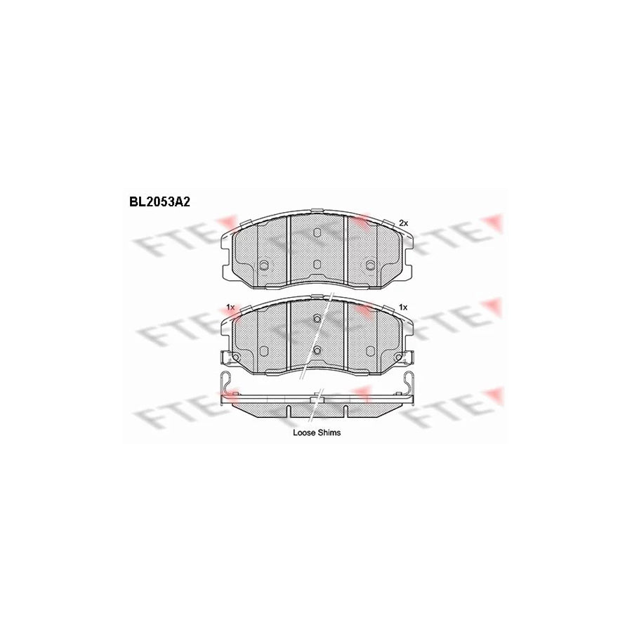 Fte BL2053A2 Brake Pad Set | ML Performance UK Car Parts