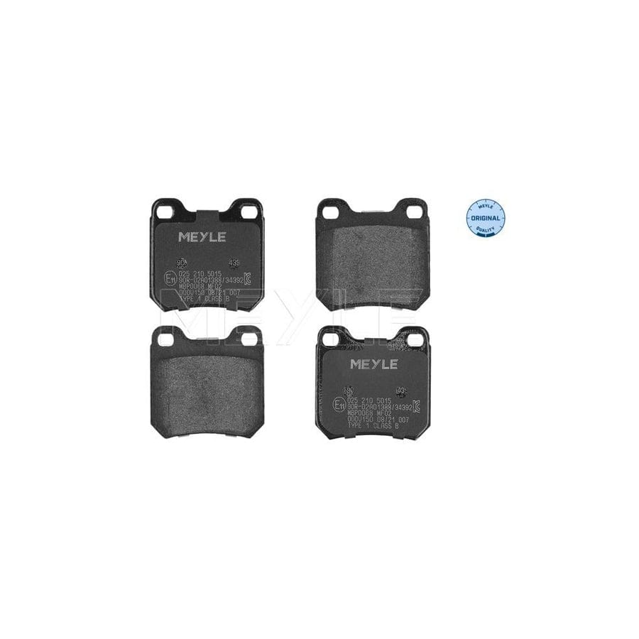 Meyle 025 210 5015 Brake Pad Set