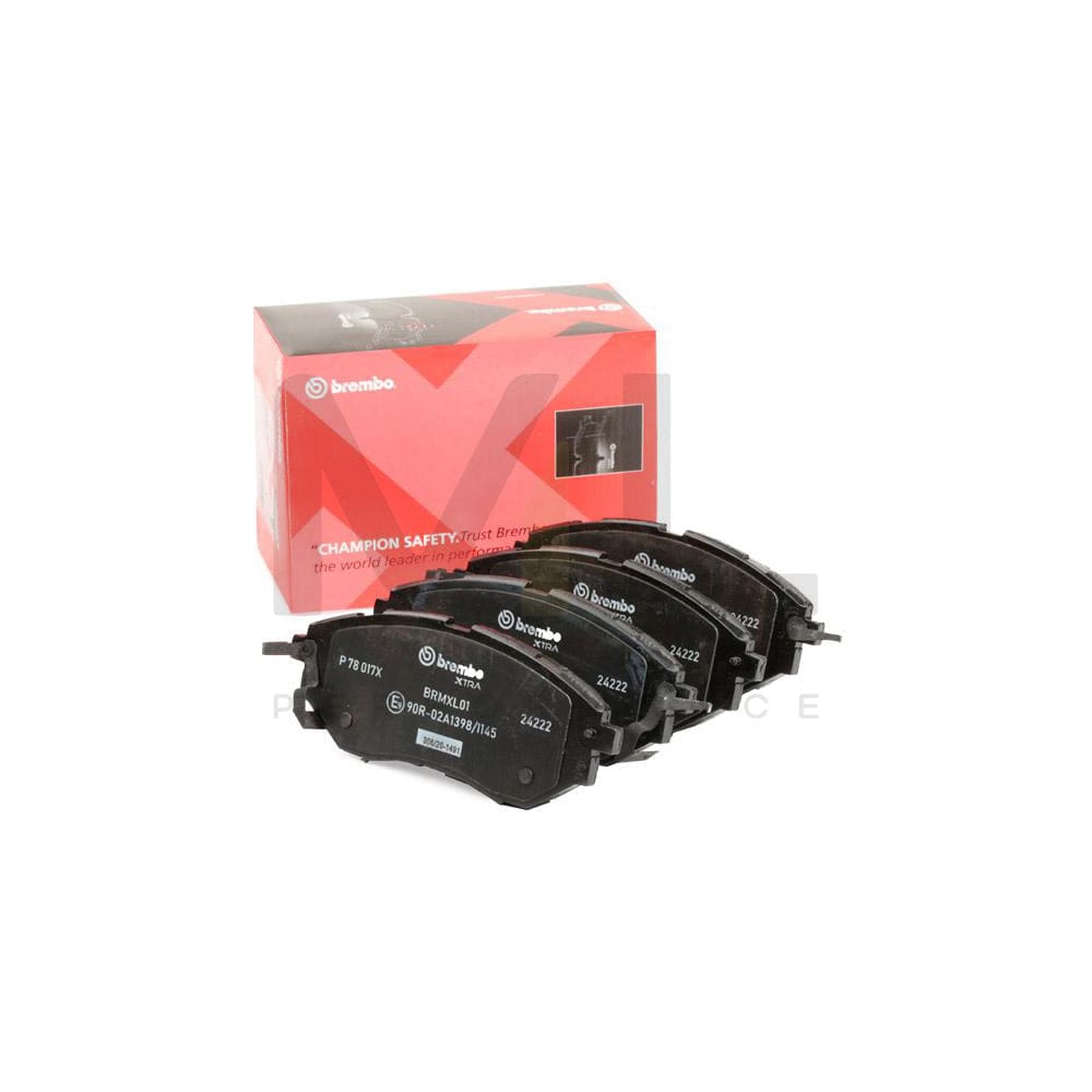 Brembo P 78 017X Brake Pad Set With Acoustic Wear Warning | ML Performance Car Parts