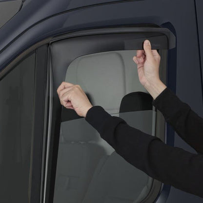 GENUINE FORD 1856561 TRANSIT CLIMAIR®* WIND DEFLECTORS FOR FRONT DOOR WINDOWS, BLACK | ML Performance UK