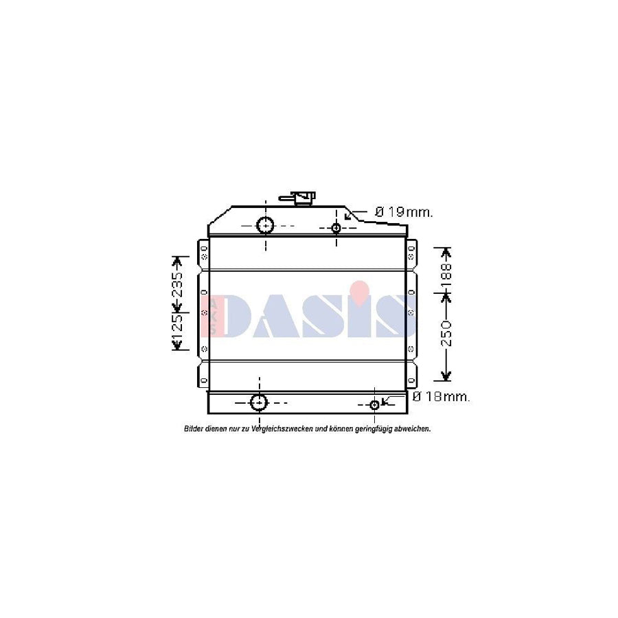 AKS Dasis 440002N Engine Radiator | ML Performance UK