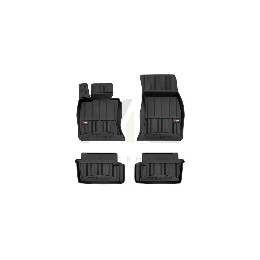 FROGUM ProLine 3D425132 Floor mat set for BMW 4 Series Elastomer, Front and Rear, Quantity: 4, Black | ML Performance Car Parts