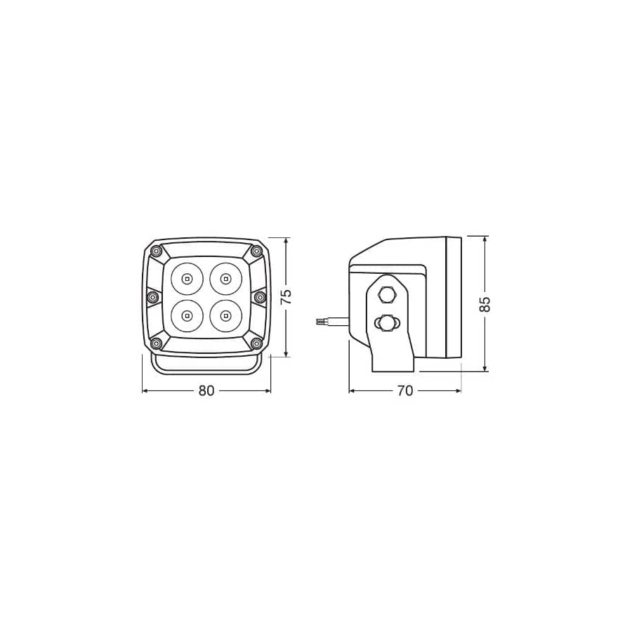 OSRAM  Ledriving Value Series Off Road Ledwl101 Sp Worklight