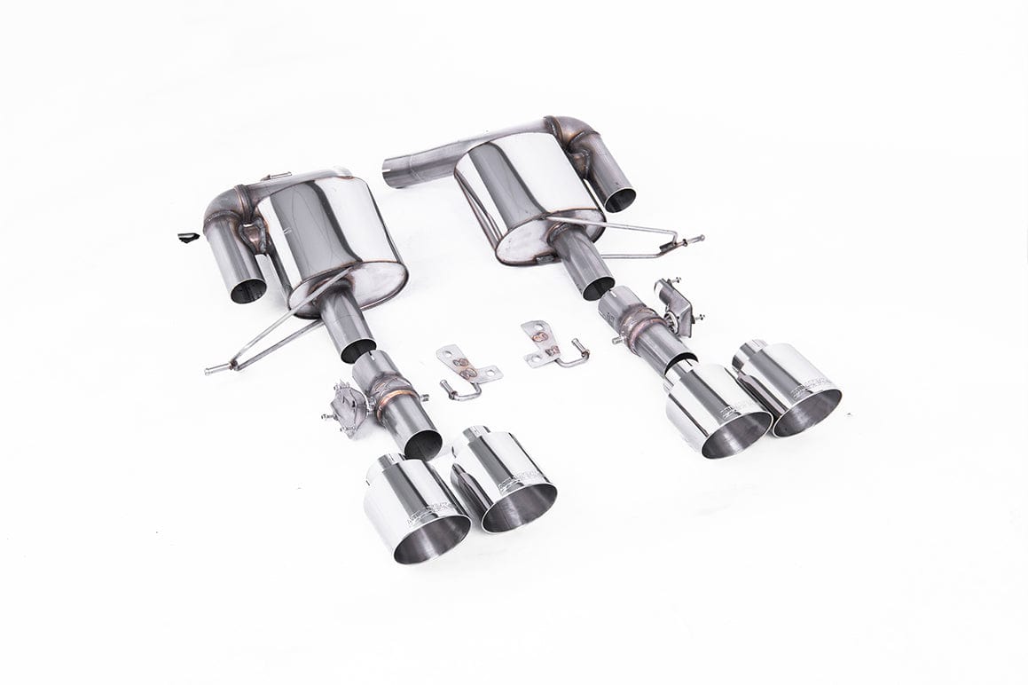 MillTek SSXRR113 Range Rover Sport Valved Rear Silencers with GT-115 Polished Tips