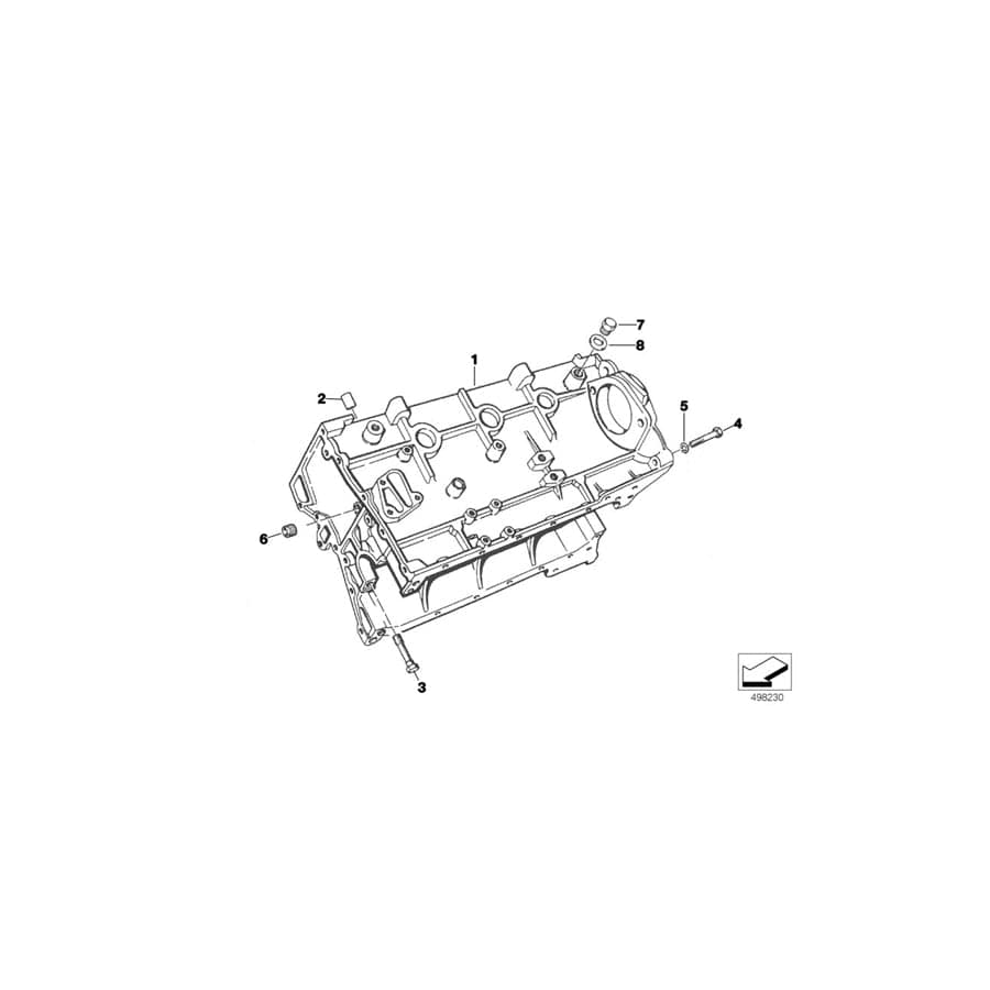 Genuine BMW 11111415856 Classic Oil Spraying Nozzle S14/7 (Inc. E36 318iS) | ML Performance UK Car Parts