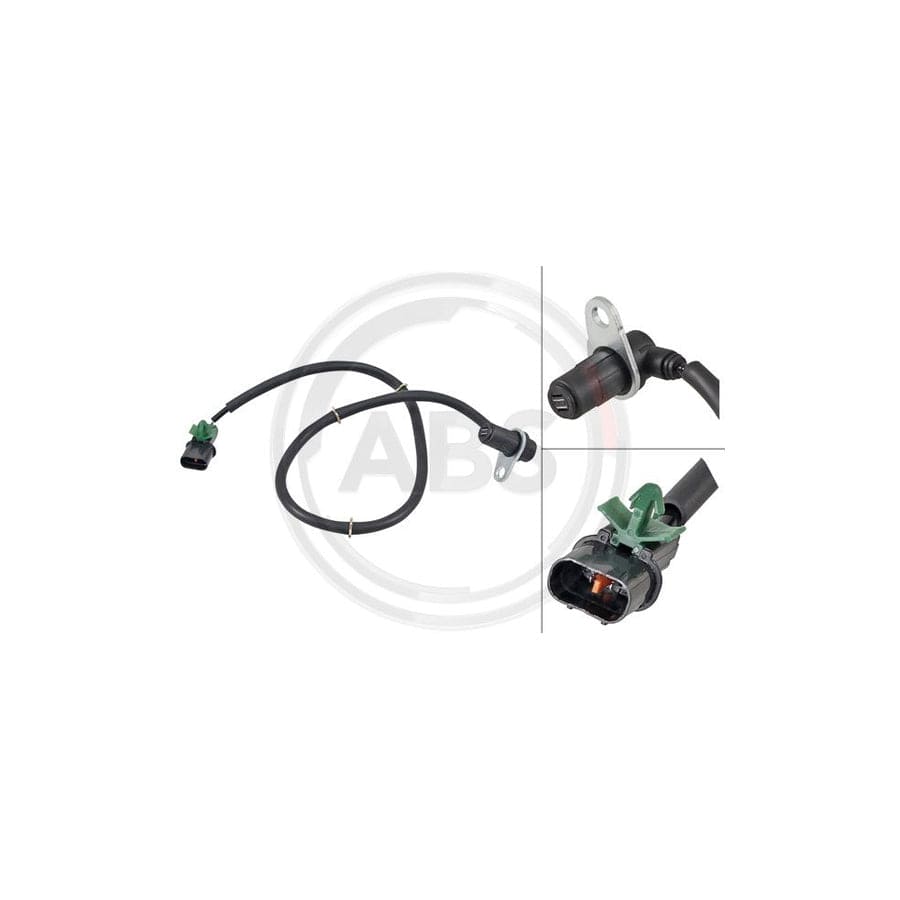 A.B.S. 31629 ABS Sensor for MITSUBISHI Pajero / Shogun IV (V80) | ML Performance UK Car Parts