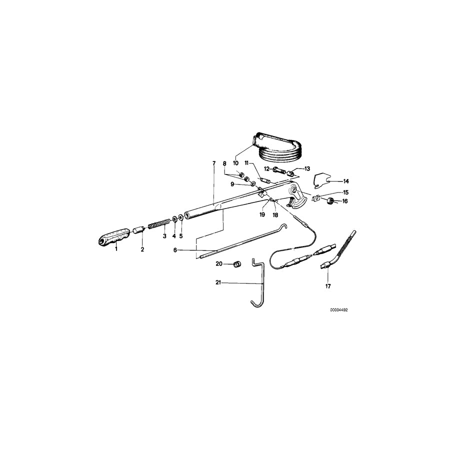 Genuine BMW 34411104265 E26 E12 E24 Pin (Inc. 518, 3.0S & M1) | ML Performance UK Car Parts