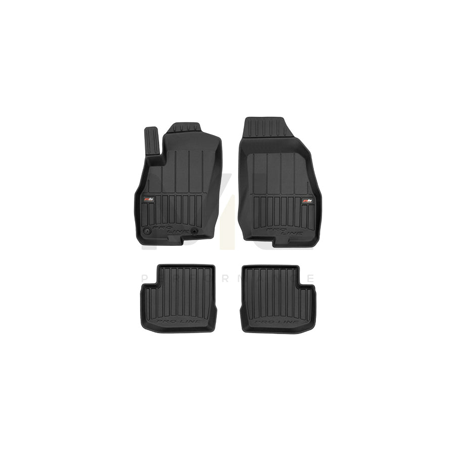 FROGUM Tailored, ProLine 3D426986 Floor mat set for FIAT Punto Evo Hatchback (199) Elastomer, Front and Rear, Quantity: 4, Black | ML Performance Car Parts