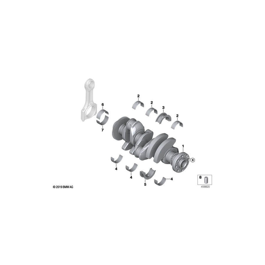 Genuine BMW 11217643294 F56 F55 Crankshaft (Inc. One & One First) | ML Performance UK Car Parts