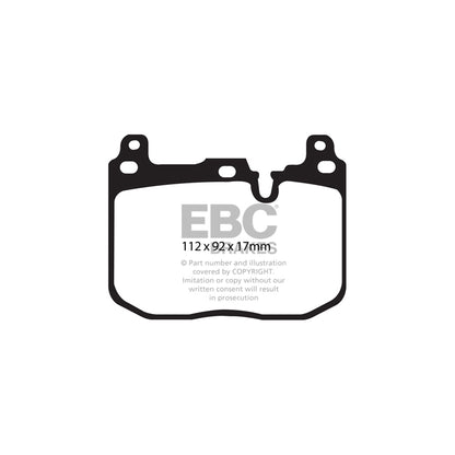 EBC PD11KF1276 BMW Greenstuff Front Brake Pad & GD Disc Kit - Brembo/ATE Caliper 2 | ML Performance UK Car Parts