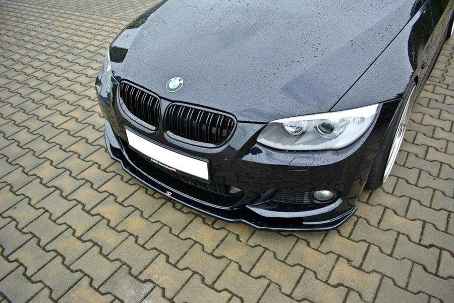 Maxton Design BM-3-92F-MPACK-FD2T Front Splitter V.2 BMW Series 3 E92 M-Pack (Facelift) | ML Performance UK Car Parts