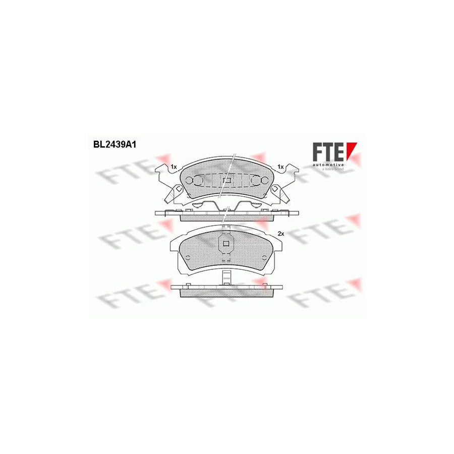 Fte BL2439A1 Brake Pad Set | ML Performance UK Car Parts