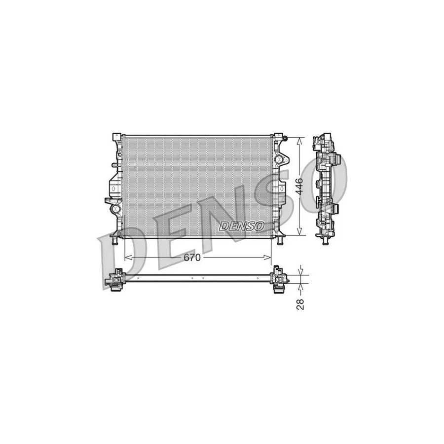 Denso DRM10088 Drm10088 Engine Radiator | ML Performance UK