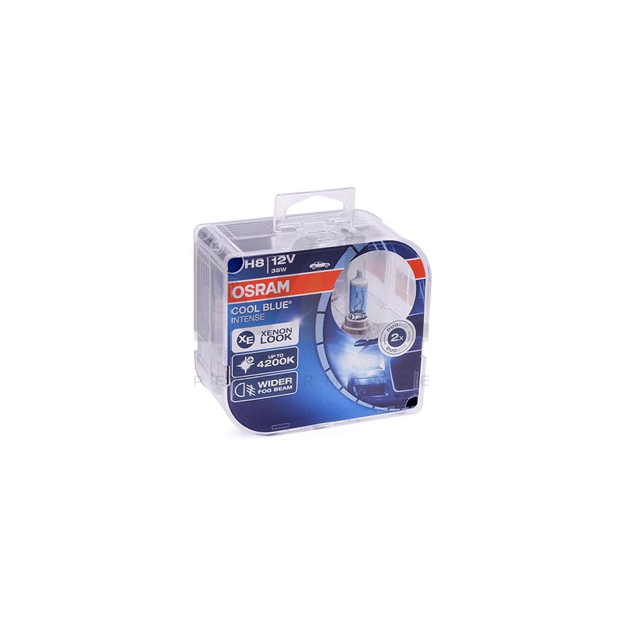 OSRAM COOL BLUE INTENSE 64212CBI-HCB Bulb, spotlight H8 12V 35W PGJ19-1 4200K Halogen | ML Performance Car Parts