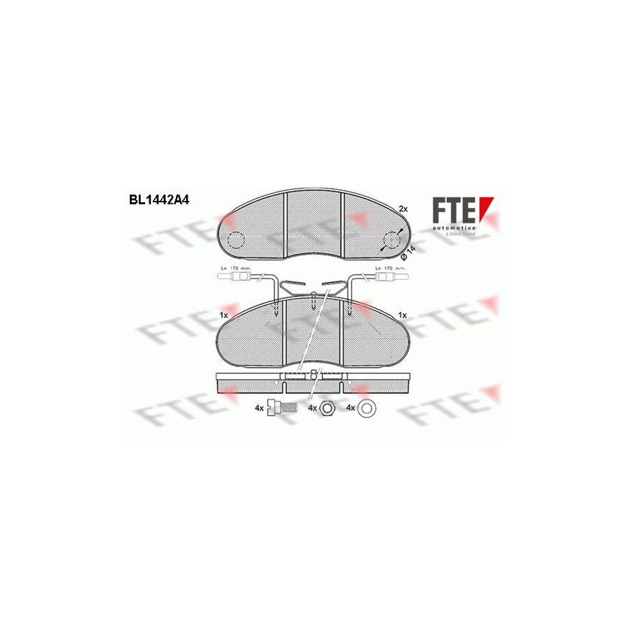 Fte 9011031 Brake Pad Set | ML Performance UK Car Parts