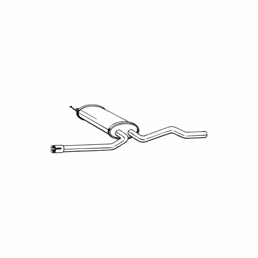 Bosal 282-351 Middle Silencer For Vw Passat