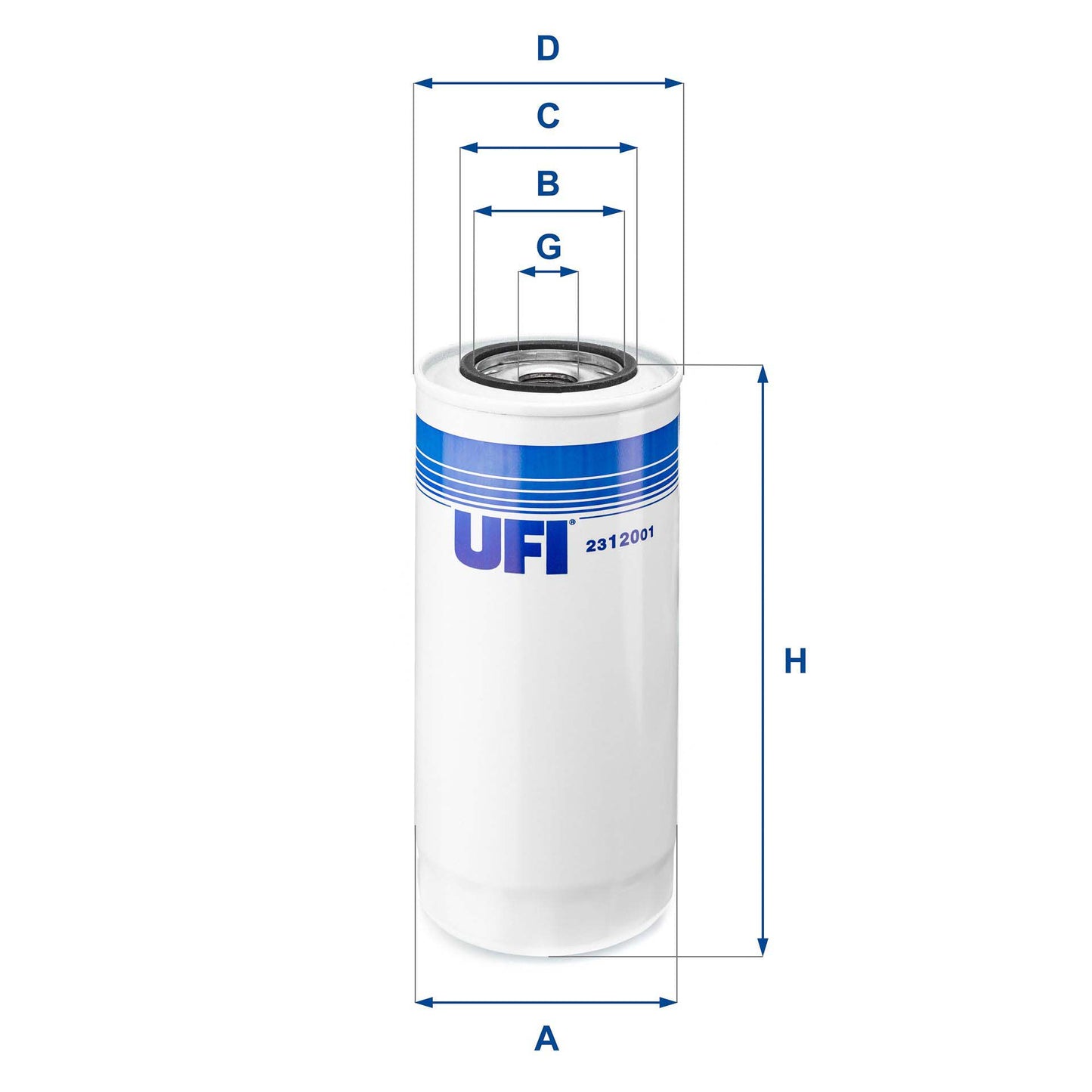 UFI 23.120.01 Oil Filter