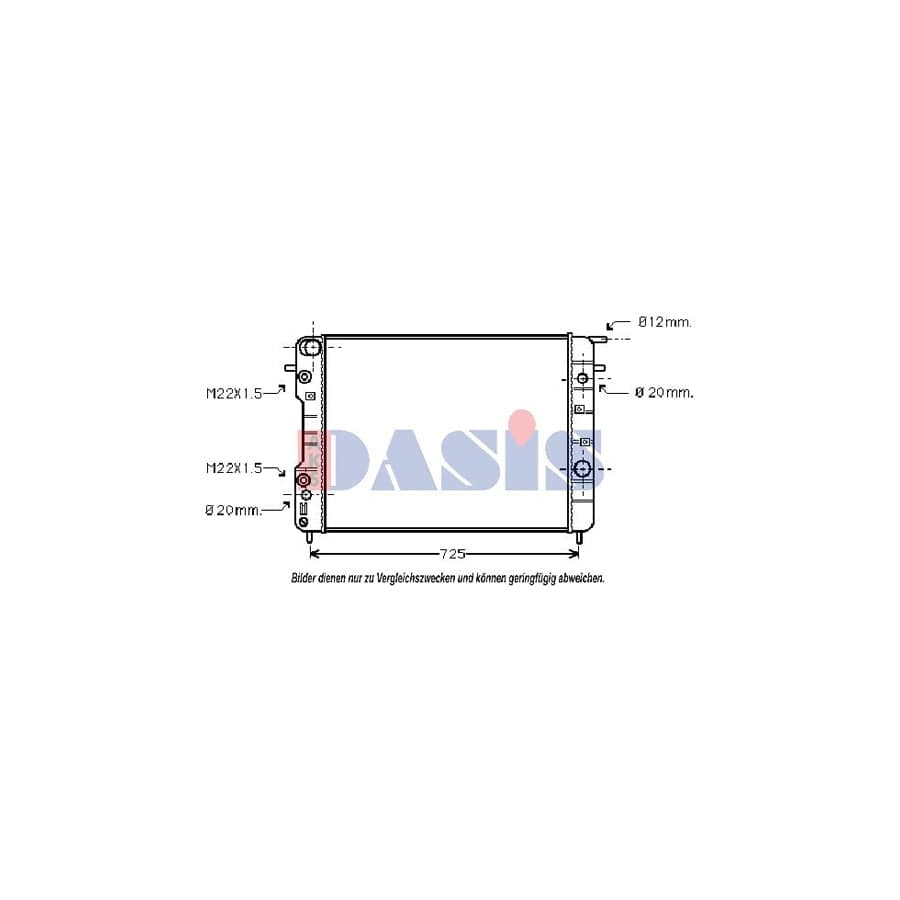 AKS Dasis 222020N Air Conditioning Condenser For Volvo 240 | ML Performance UK