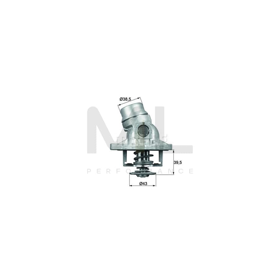 MAHLE ORIGINAL TI 49 92D Engine thermostat Opening Temperature: 92��C, with seal | ML Performance Car Parts