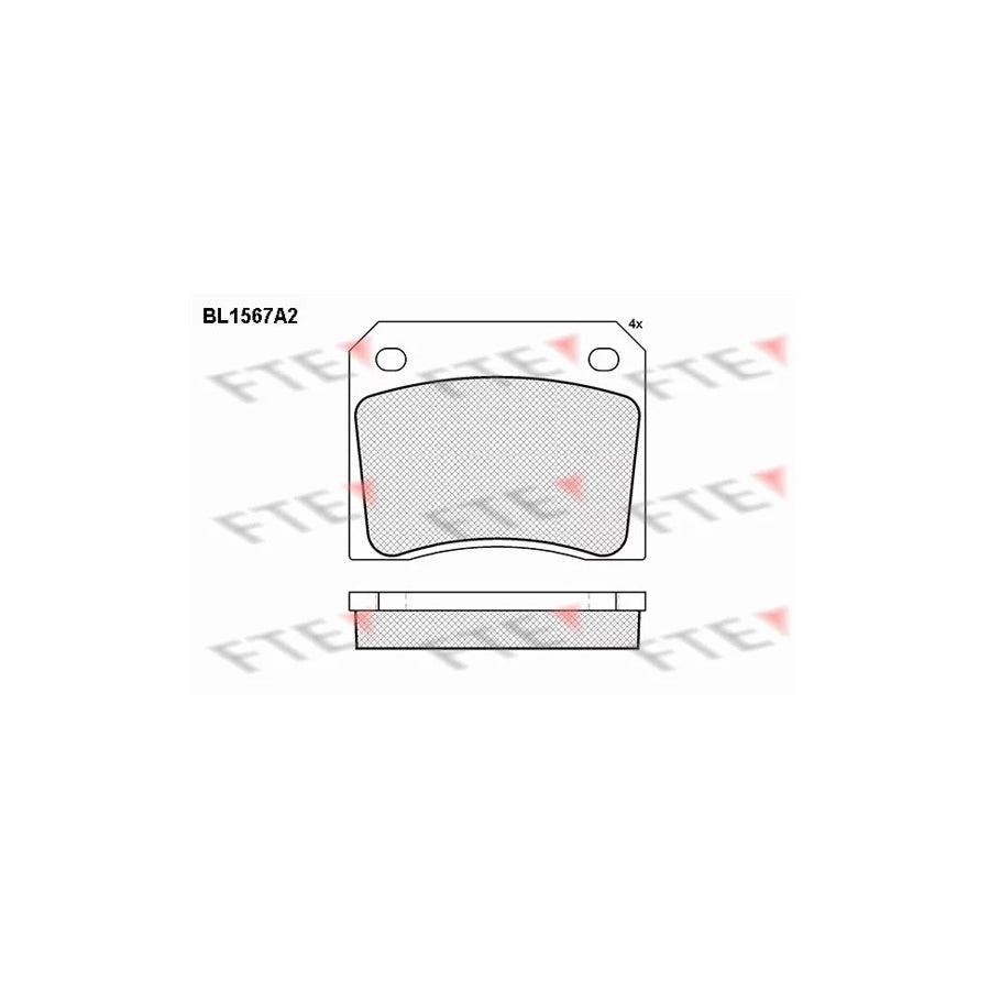 Fte BL1567A2 Brake Pad Set | ML Performance UK Car Parts