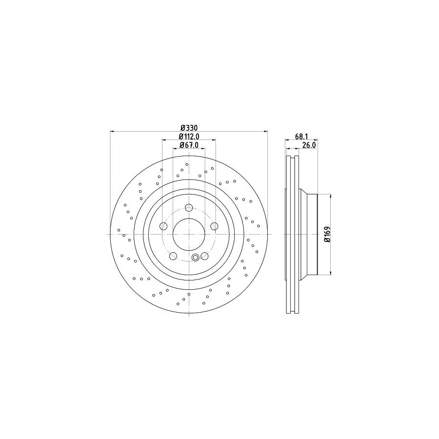 Hella 8FT 351 335-001 Dryer, Air Conditioning