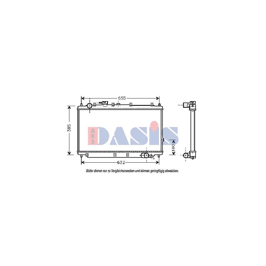 AKS Dasis 510060N Engine Radiator | ML Performance UK