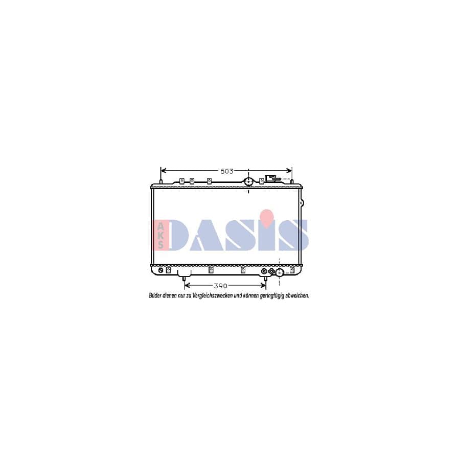 AKS Dasis 560040N Engine Radiator For Hyundai Lantra I Saloon (J-1) | ML Performance UK