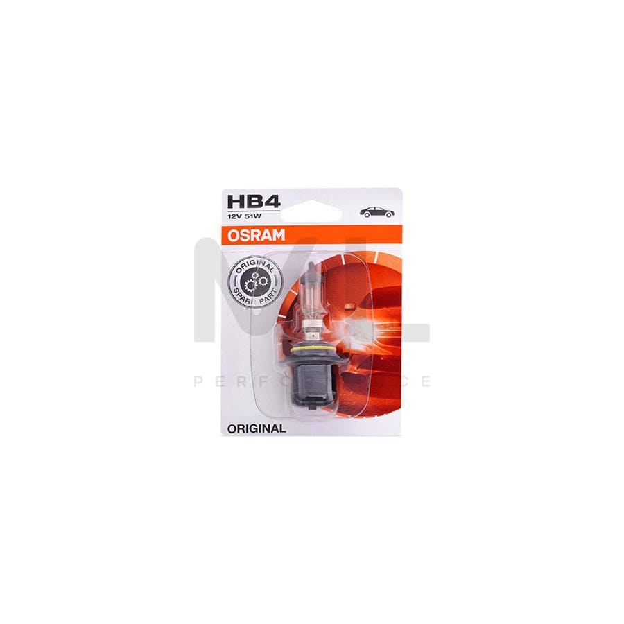 OSRAM ORIGINAL 9006-01B Bulb, spotlight HB4 12V 51W P22d 3050K Halogen | ML Performance Car Parts