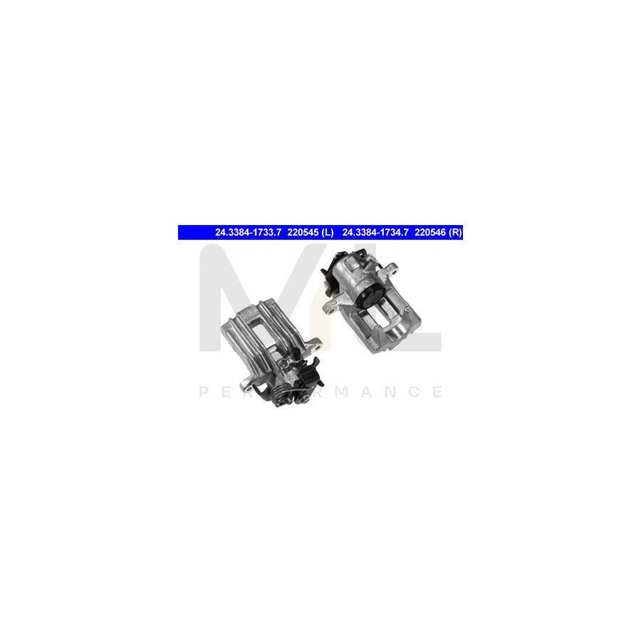 ATE 24.3384-1733.7 Brake Caliper without holder | ML Performance Car Parts