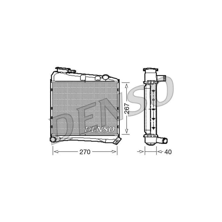 Denso DRM03020 Drm03020 Engine Radiator For Rover Mini Mk I | ML Performance UK