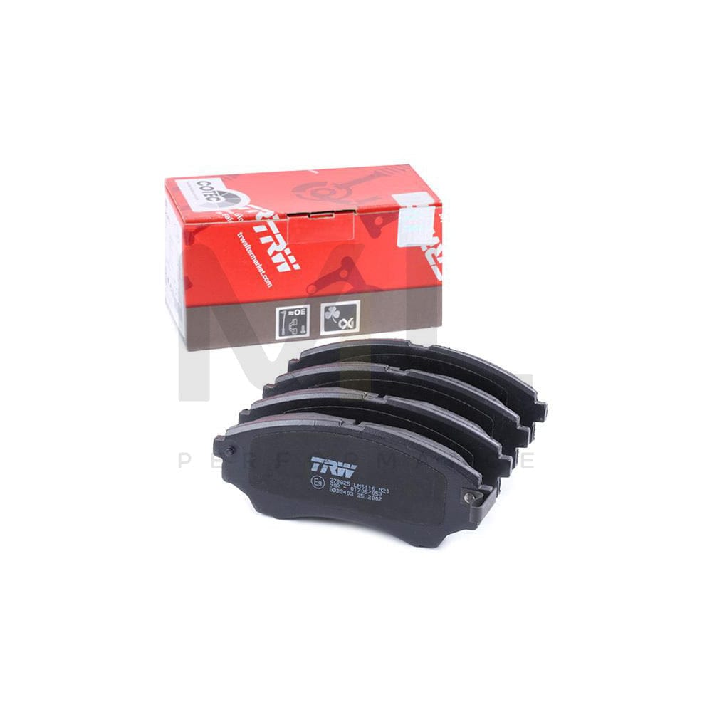 TRW Cotec Gdb3403 Brake Pad Set With Acoustic Wear Warning | ML Performance Car Parts