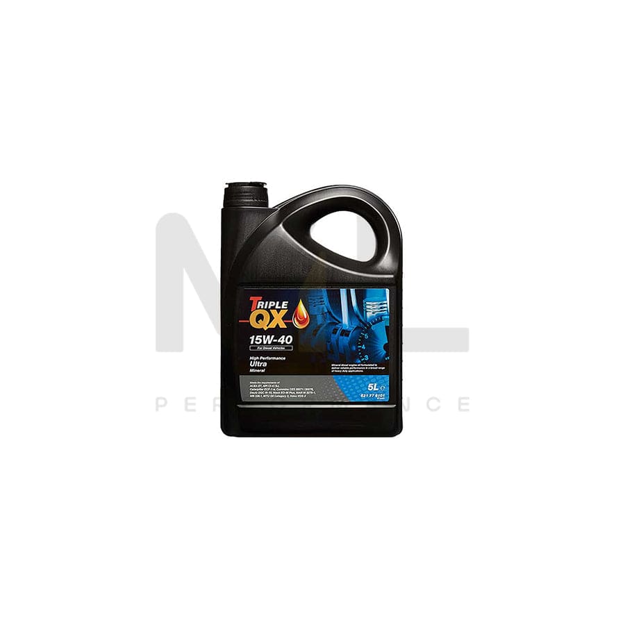 TRIPLE QX 15W-40 Mineral Engine Oil - 5Ltr Engine Oil ML Performance UK ML Car Parts