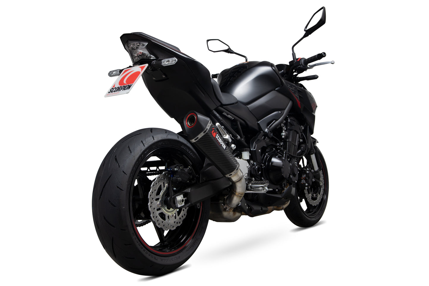 Scorpion RKA136CEO Kawasaki Z900  Serket Taper Slip-On - Carbon Fibre Sleeve | ML Performance UK UK