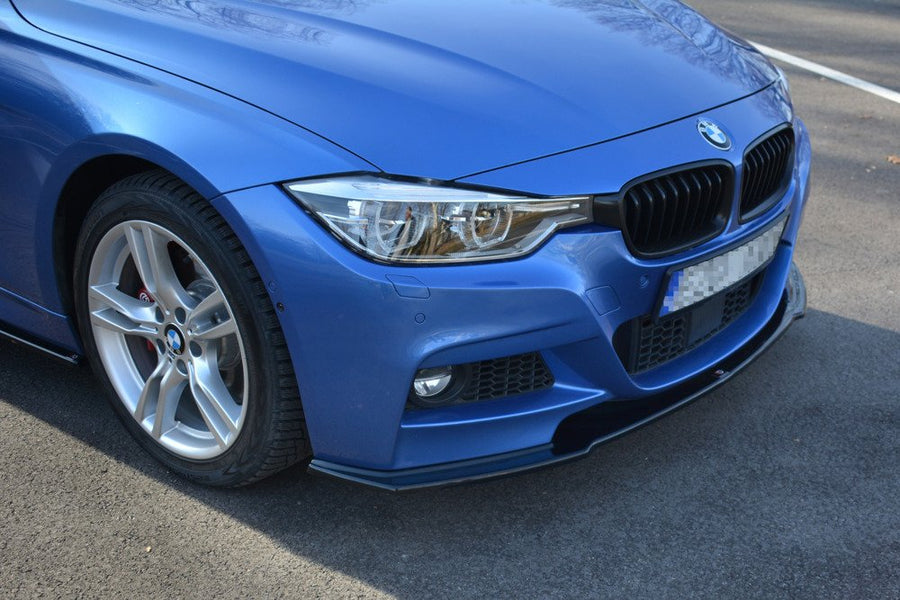 Maxton Design BMW Series 3 F30 Sedan M-Sport (Facelift) Front Splitter