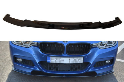 Maxton Design BM-3-F30F-MPACK-FD1T Front Splitter BMW Series 3 F30 Sedan M-Sport (Facelift) | ML Performance UK Car Parts