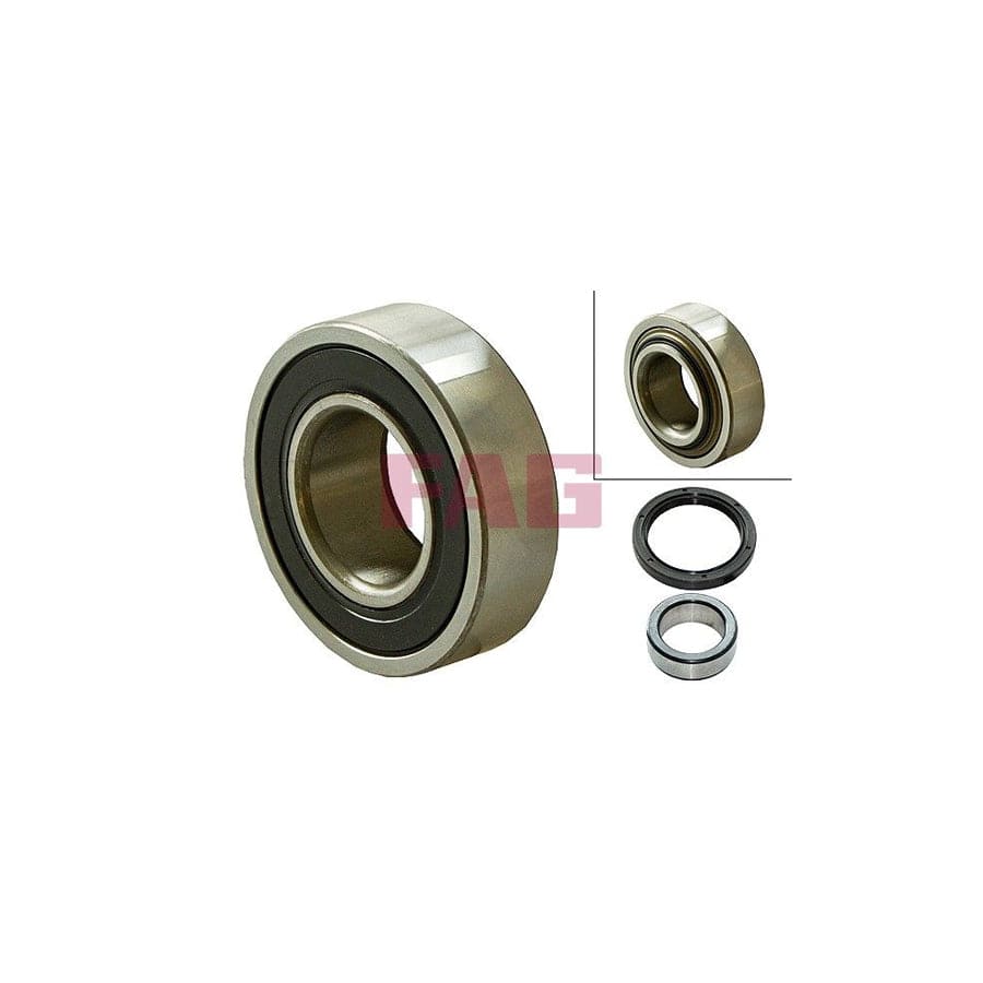 FAG 713 6172 40 Wheel Bearing Kit For Honda Civic I Shuttle (An, Ar)