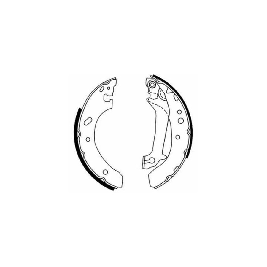 ABE C0G026ABE Brake Shoe Set