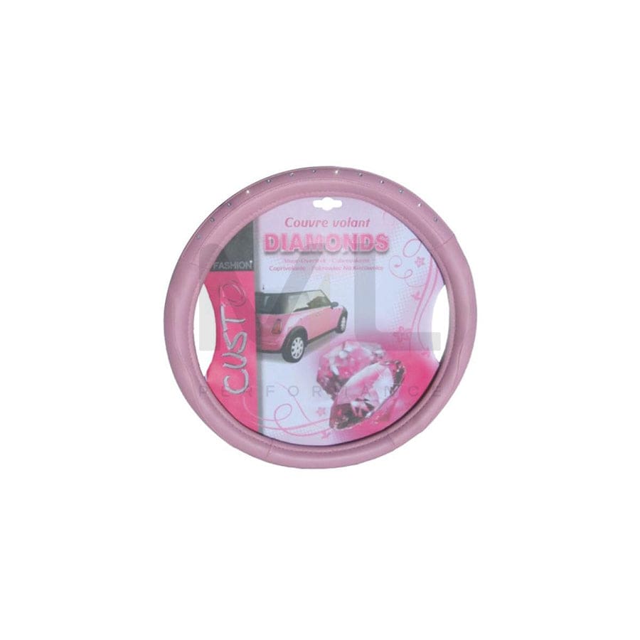 MAMMOOTH Pink Diamond A050 174150 Steering wheel cover Deep Pink, Ø: 36-38cm, PVC | ML Performance Car Parts