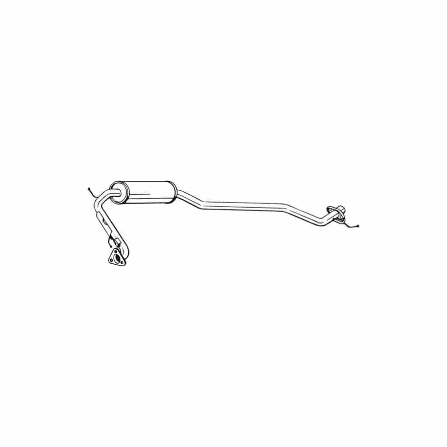 Bosal 282-739 Middle Silencer For Honda Jazz Hatchback (Ge, Gg, Gp, Za)